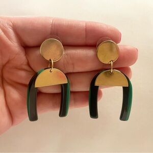 Color block earrings
